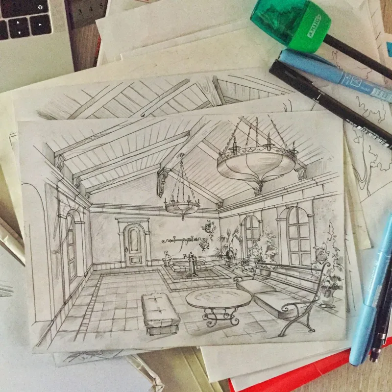 Дизайн інтер'єру та візуалізація проекту в Аланьї