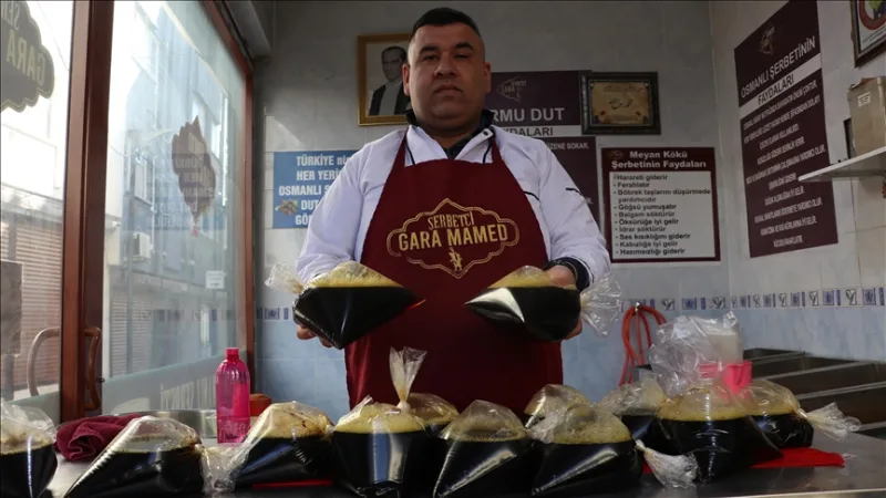 La boisson indispensable des habitants de Gaziantep lors des tables d'iftar: 